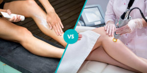 hair removal creams vs laser hair removal