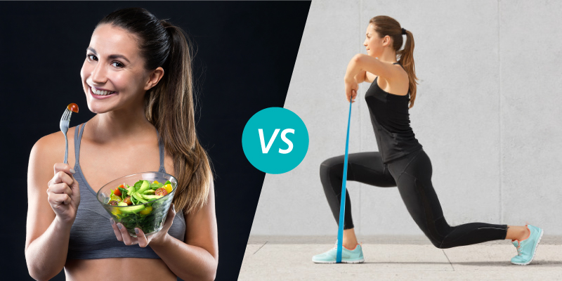 Diet Vs Exercise: The More Effective Weight Loss Method!