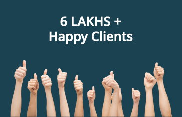 3 Lakhs Happy Clients