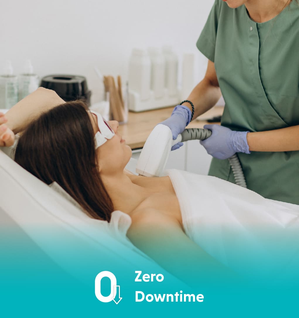 Benefits of Laser hair removal in bangalore zero down tijme