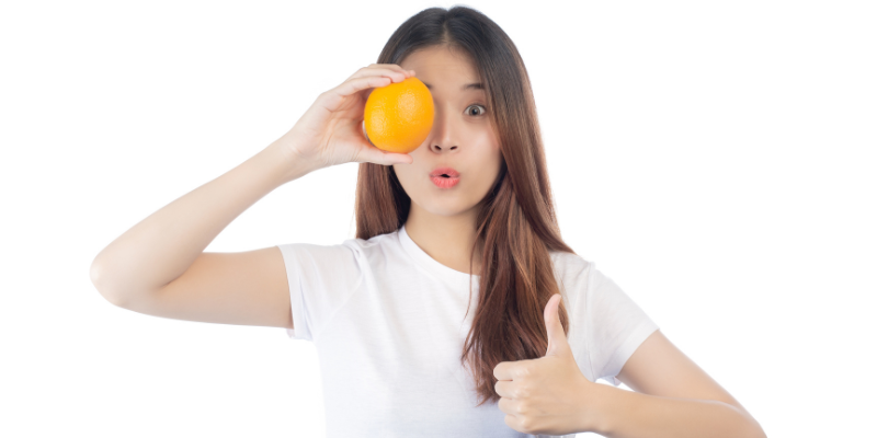 Orange For Skin Whitening