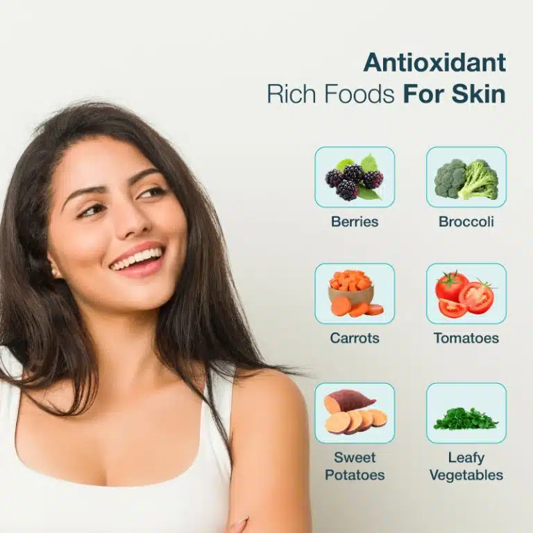 antioxidant rich foods for skin