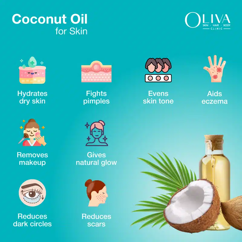 Coconut Oil for Skin: Benefits, Types & How to Get Glowing Skin