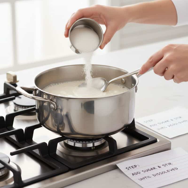 Add a quarter cup of sugar