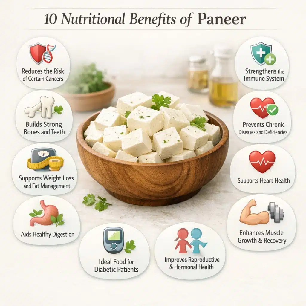 Paneer Health Benefits