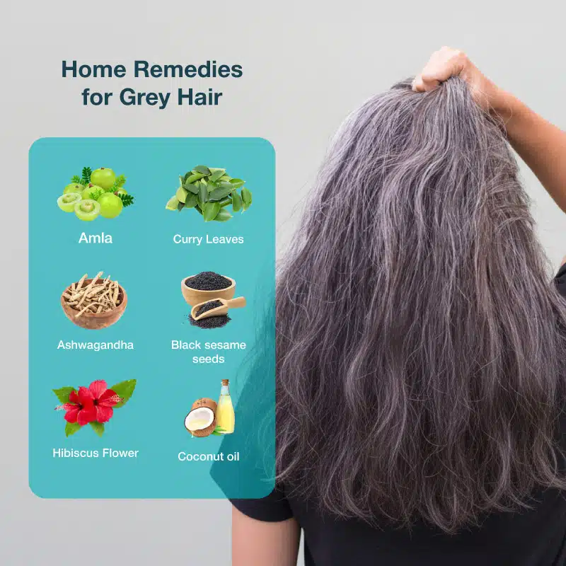 home remedies for grey hair
